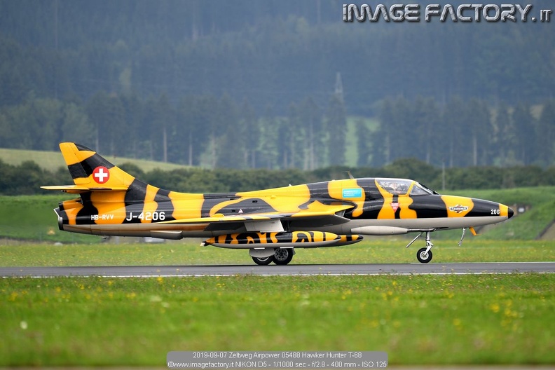2019-09-07 Zeltweg Airpower 05488 Hawker Hunter T-68.jpg